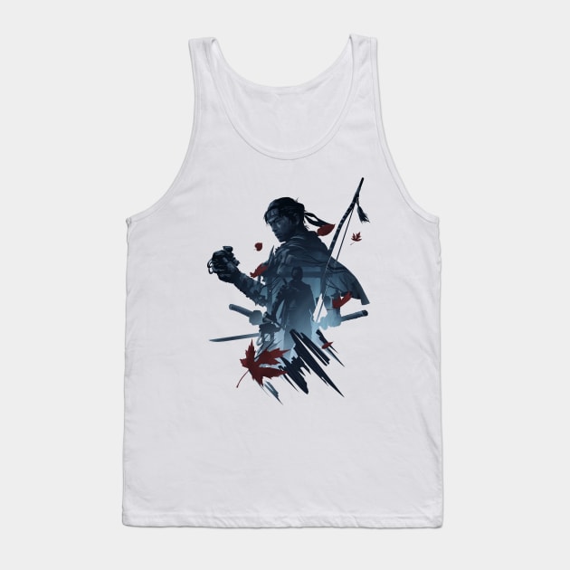 Ghost of Tsushima - Jin Sakai Tank Top by whydesign